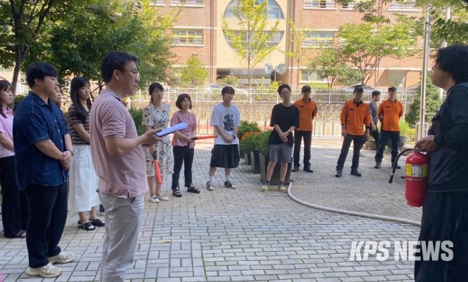 수원시 영통구 망포2동, 영통119안전센터와 공공기관 합동소방훈련 실시