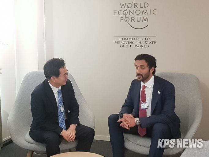 압둘라 빈 투크 알 마리(Abdulla bin Touq Al Marri) 아랍에미리트(UAE) 경제부 장관 면담