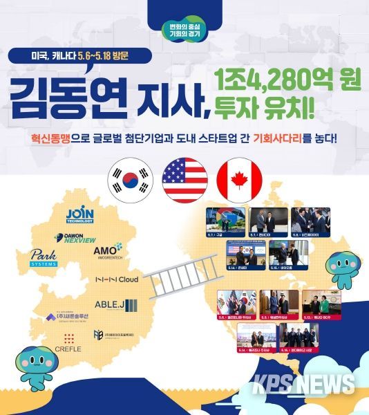 김동연 지사, 미국, 캐나다 방문 성과