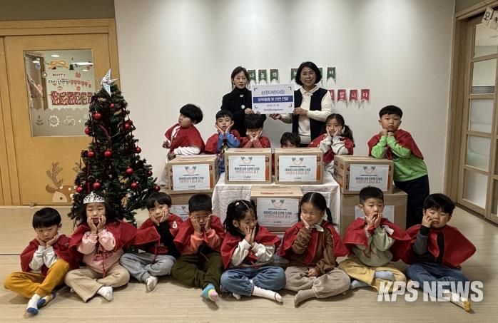 안성시동부무한돌봄네트워크팀, 삼정어린이집 ‘나눔의 녹색장터’ 물품 및 라면 후원 받아