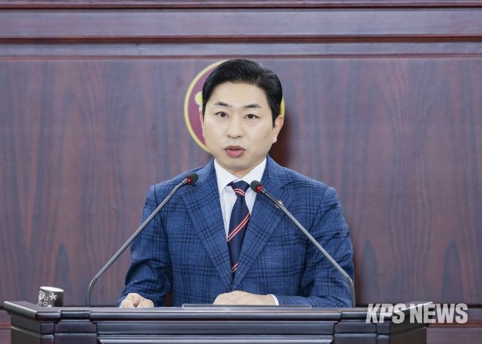 김종복 의원 5분발언모습