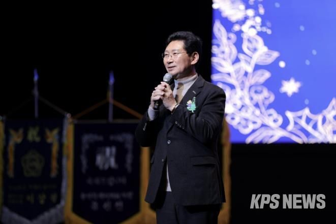 이상일 용인특례시장은 18일 '2025년 용인시 보육인 대회'에 참석했다