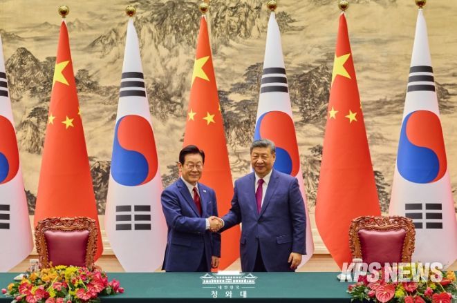 한·중 MOU 서명식(청와대)